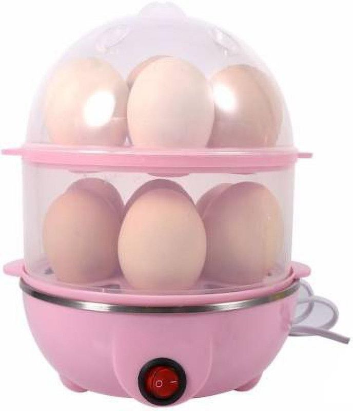 AADCART Double Layer Egg Boiler Electric Cooker Plastic Egg Steamer for Home Egg Cooker  (14 Eggs)