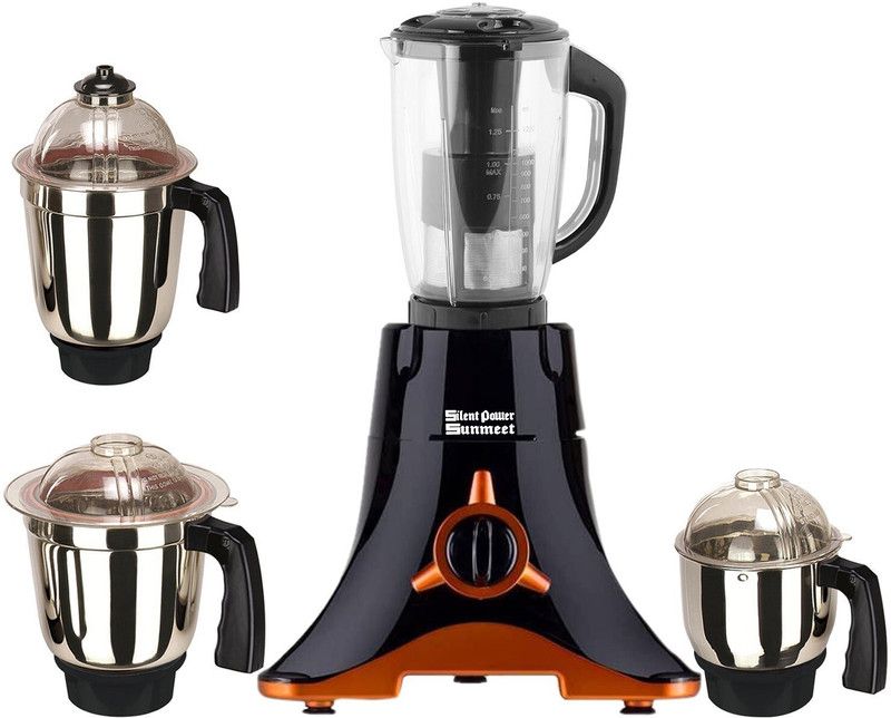 Silentpowersunmeet S_StarBlack4jar600W Sta 600 600 Mixer Grinder (4 Jars, Multicolor)