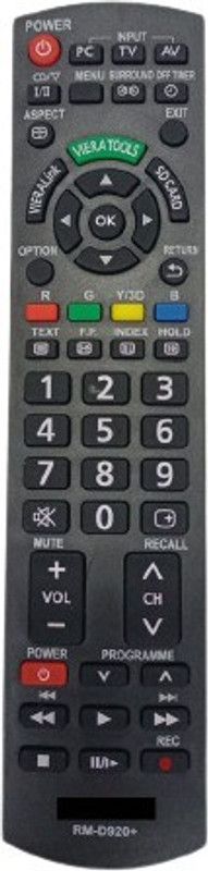 Nij RM-D920 Smart LED LCD TV Remote Control PANASONIC Remote Controller  (Black)