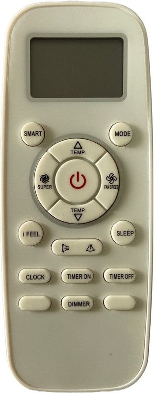 SHIELDGUARD AC Remote Control No. 427 Compatible for AC York, Hisense Remote Controller  (White)