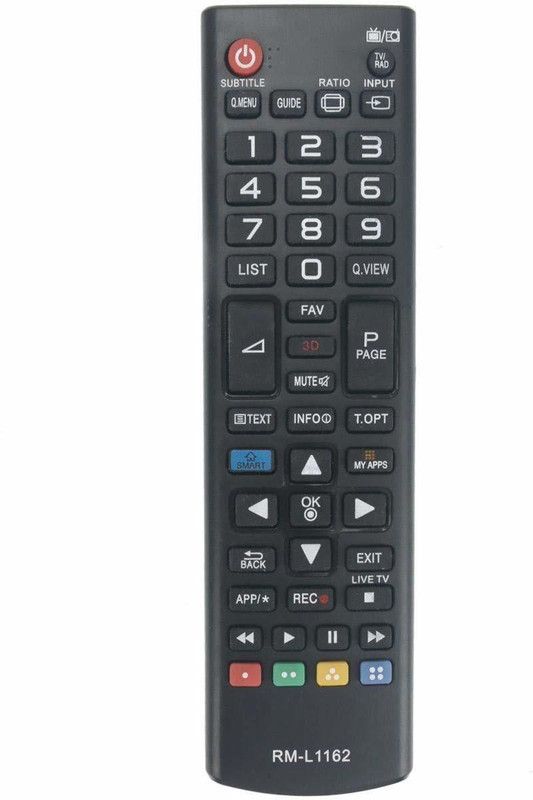 Cezo Remote Compatible for LED/LCD/Plasma TV Remote LG Remote Controller  (Black)