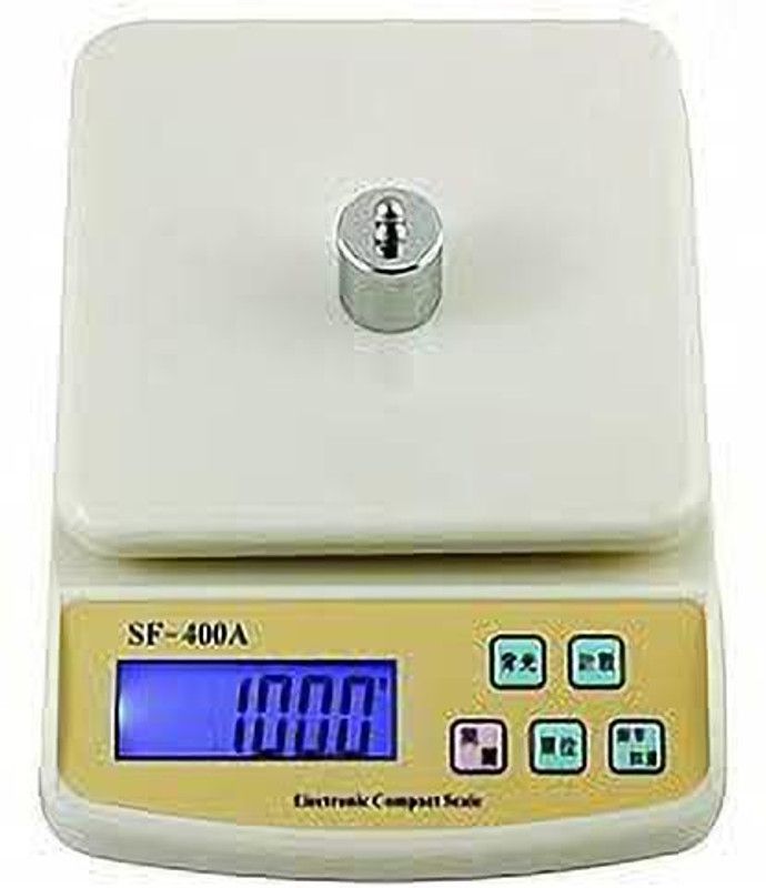 AVIARY 10Kg x 1g Electronic Kitchen Digital Weighing Scale Multipurpose 10 Kg Weighing Scale  (Multicolor)