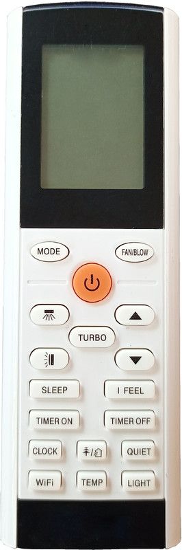 LipiWorld 193A WiFi AC Remote Control Compatible for Bluestar AC Remote Controller  (Grey)