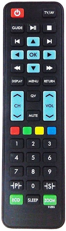 Ehop RM03 TV Videocon Remote Controller  (Black)