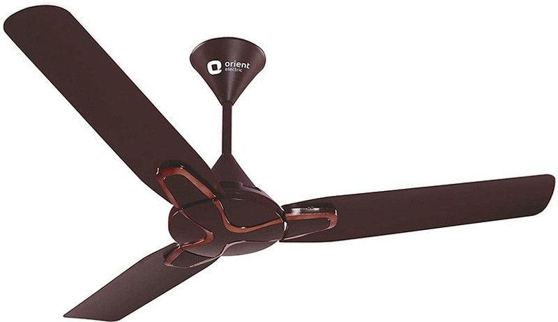 Orient Electric Jazz 1200mm Matt bronze copper 1200 mm 3 Blade Ceiling Fan  (MATT BRONZE COPPER, Pack of 1)