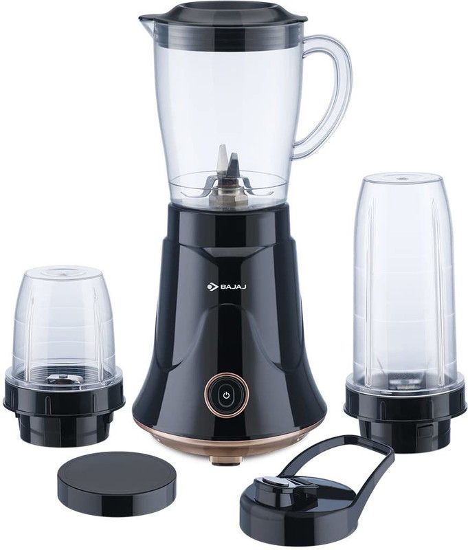 BAJAJ NX 01 Watt 300 Mixer Grinder (3 Jars, Black & Copper)