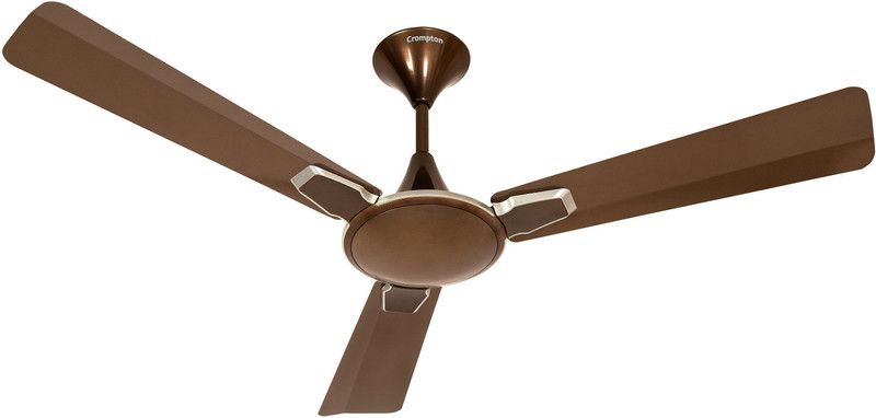 Crompton Aura 2 Prime AntiDust 1200 W 3 Blade Ceiling Fan  (Dusky Brown, Pack of 1)