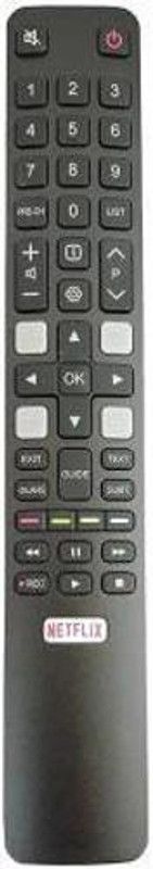 Nij Compatible for TV LED LCD Smart TV HD Remote Control ( Chake Image With Old REM) TCL Remote Controller  (Black)