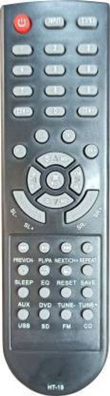 Akshita HOME THEATER HT-19 Home Theater System Remote Control ( Chake Image With Old Remote ) ZEBRONICS, MITASHI, MITSUN, TARGET Remote Controller  (Black)