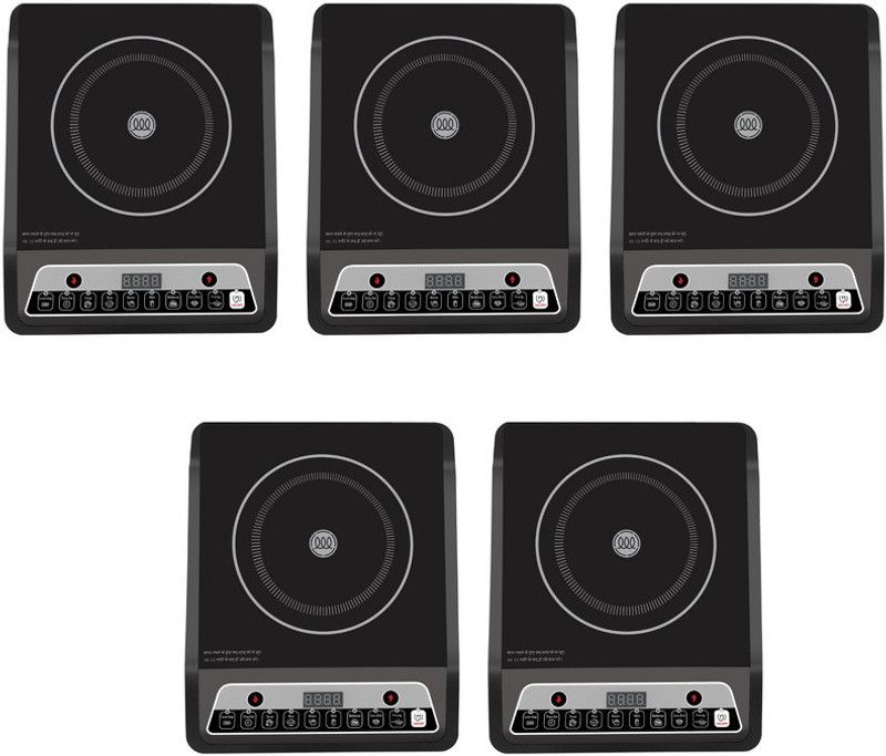 Digitara Push Button for Kitchen, Induction Cooktop Glass Plate? Induction Cooktop  (Black, Push Button)