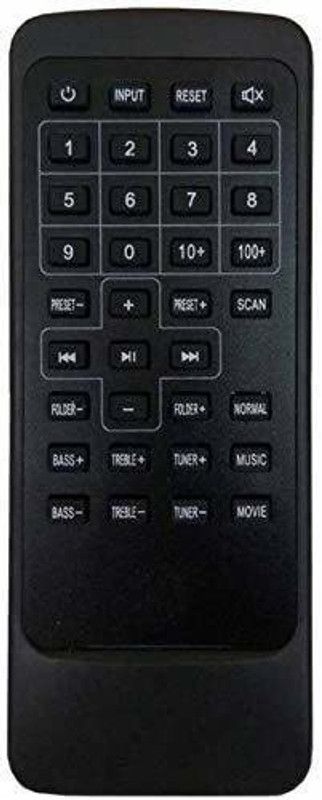 Akshita Compatible For Home Theatre System Remote Control IBALL Remote Controller  (Black)