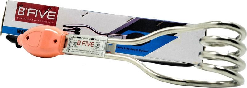 b'five Brass For Instant Water Heating 1000 Watt immersion Water Heater best quality_E 1000 W Shock Proof Immersion Heater Rod  (Water)