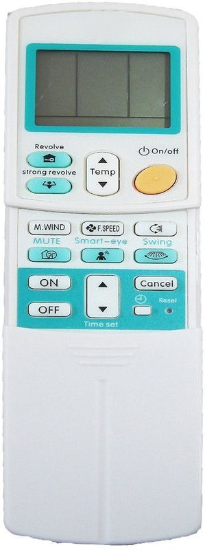 Topmarque 128 Universal Split Air Conditioner Remote (Please Match The Image with Your Old Remote) DAIKIN Remote Controller  (White)