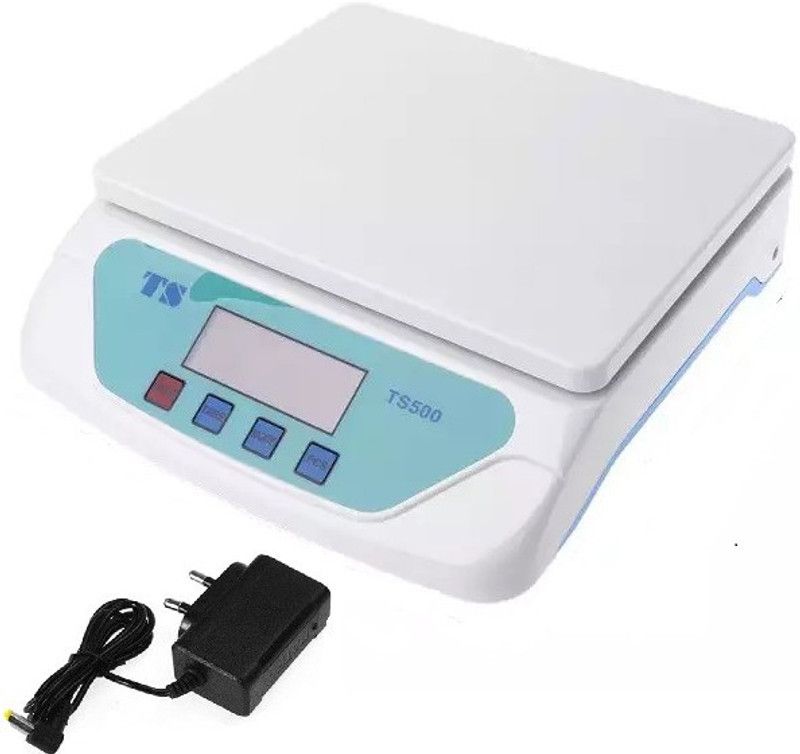 QNOVE TS500 Digital Kitchen Weighing Scale 30kg x 1g with backlight Weighing Scale Weighing Scale  (White)