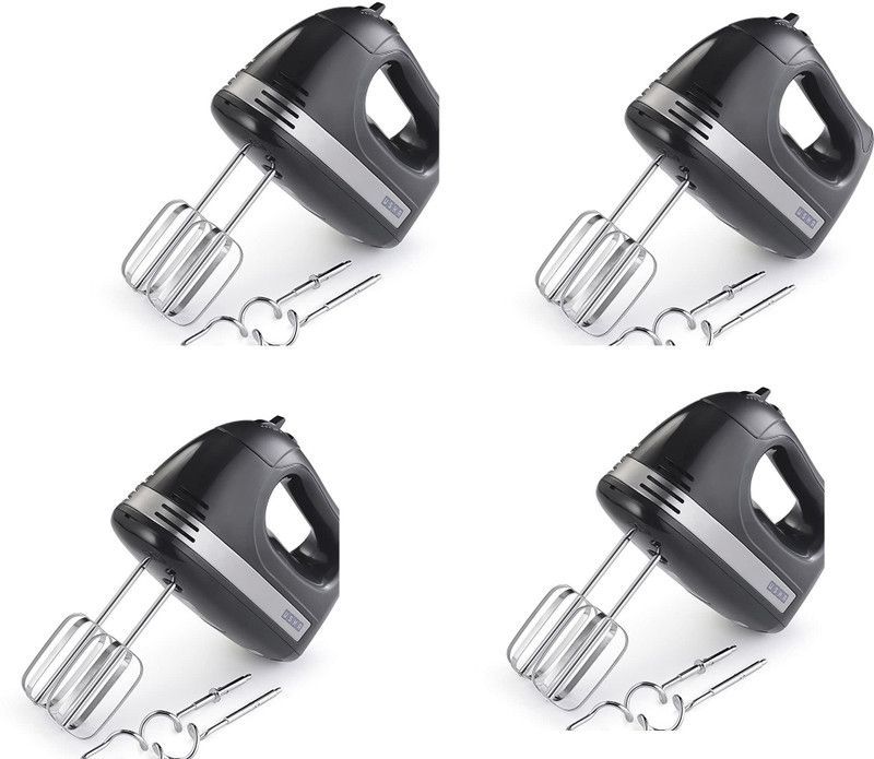 USHA 3732 Hand Mixer 300 mm Pack of 4 300 W Hand Blender  (Black)