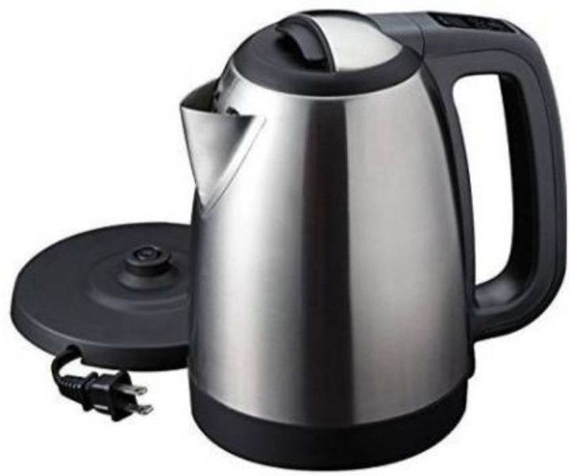 MAITRI ENTERPRISE Stainless Steel Electric Heat Kettle 2.0 litres Beverage Maker  (2 L, Silver , Black)