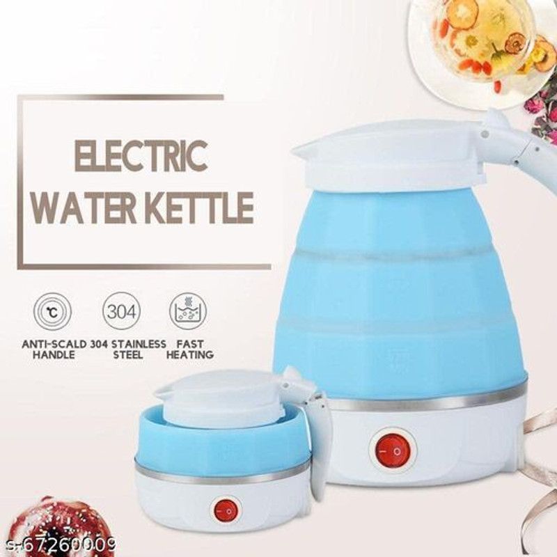 QBLYN Travel Foldable Electric Kettle, Collapsible Electric Kettle Electric Kettle  (0.6 L, Multicolor)