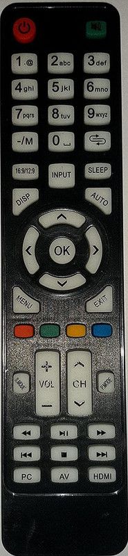 Kishore Traders COMPATIBLE REMOTE CONTROL FOR LED TV BPL Remote Controller  (Black)