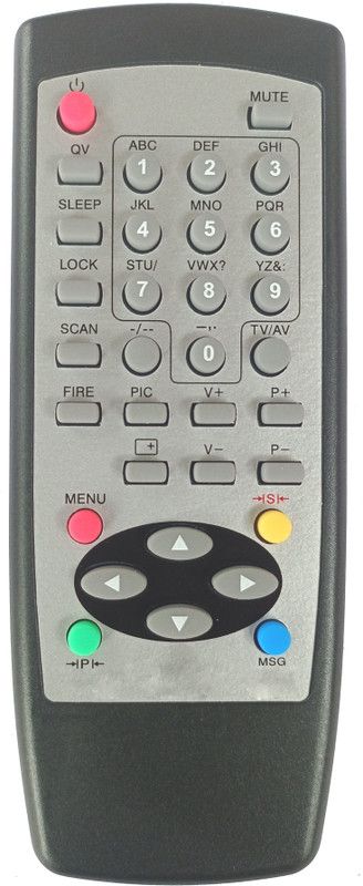 LipiWorld CRT TV Universal Remote Control Compatible For Weston FUTEC Beston Sansui Joy-max And many More Remote Controller  (Grey)