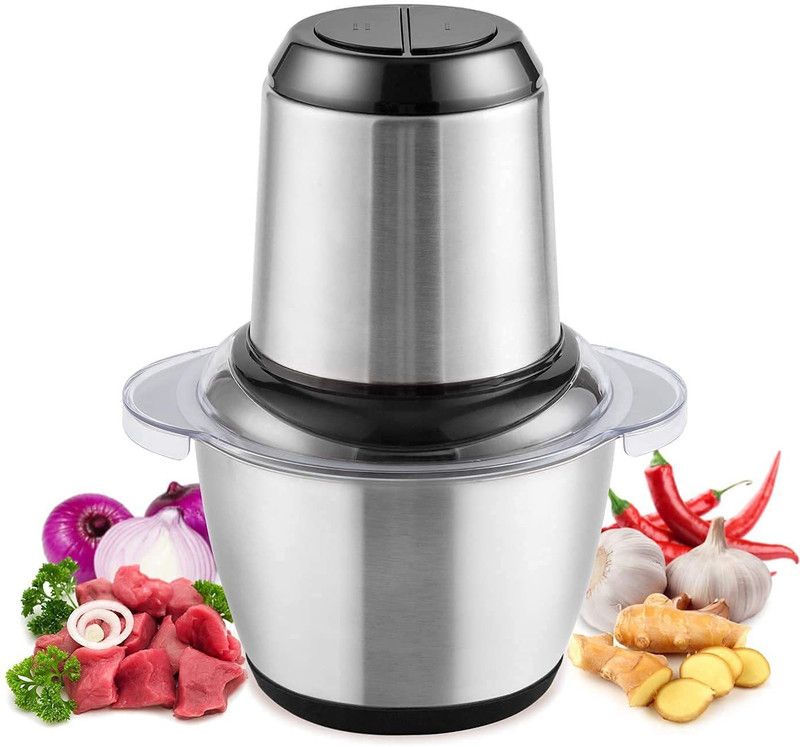 SIDDIVINAYAK CREATION Stainless Steel Electric Meat Grinders with Bowl 700W Heavy Kitchen Food Chopper 1 700 Juicer Mixer Grinder (1 Jar, Multicolor)