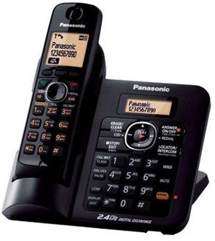 Panasonic KX-TG3811SXM Cordless Landline Phone  (Matalic)