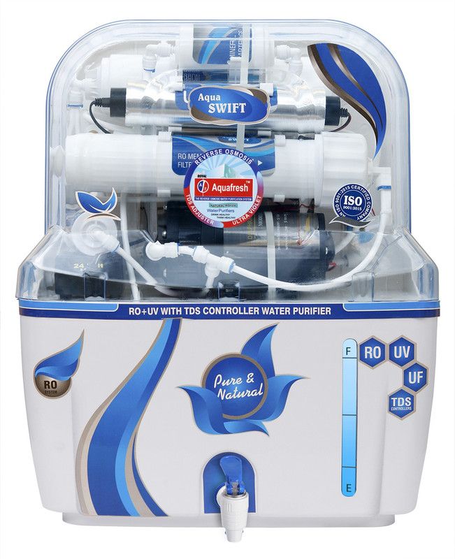 Aqua Fresh BLUE SIFT 10 L RO + UV + UF + TDS Water Purifier  (Blue)