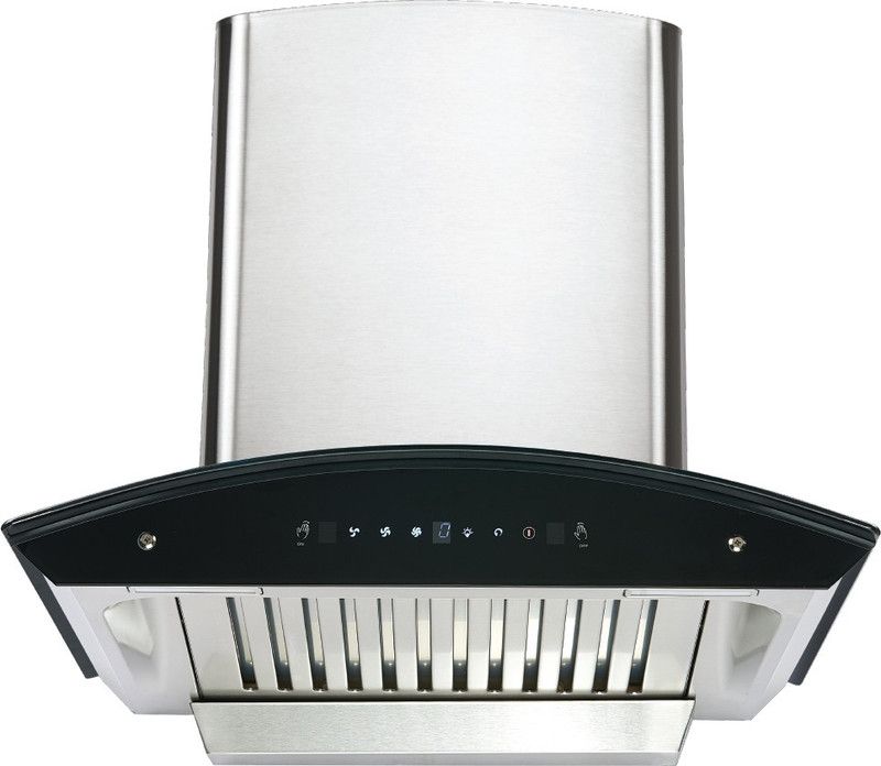 Prestige AKH 600 MS Auto Clean Wall Mounted Chimney  (Silver 860 CMH)
