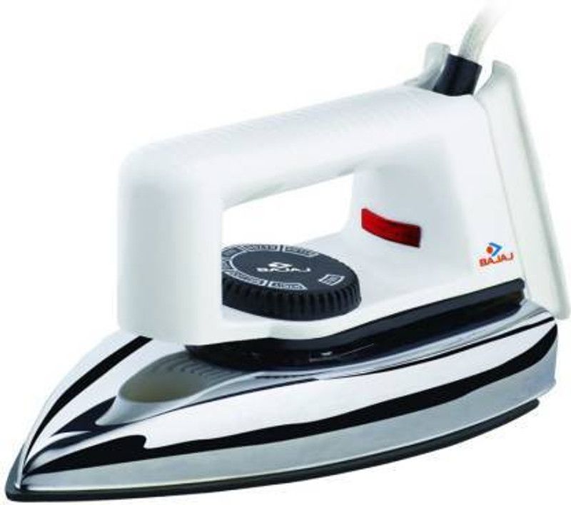 BAJAJ POPULAR LIGHT WEIGHT DRY IRON 1000 W Dry Iron  (White)