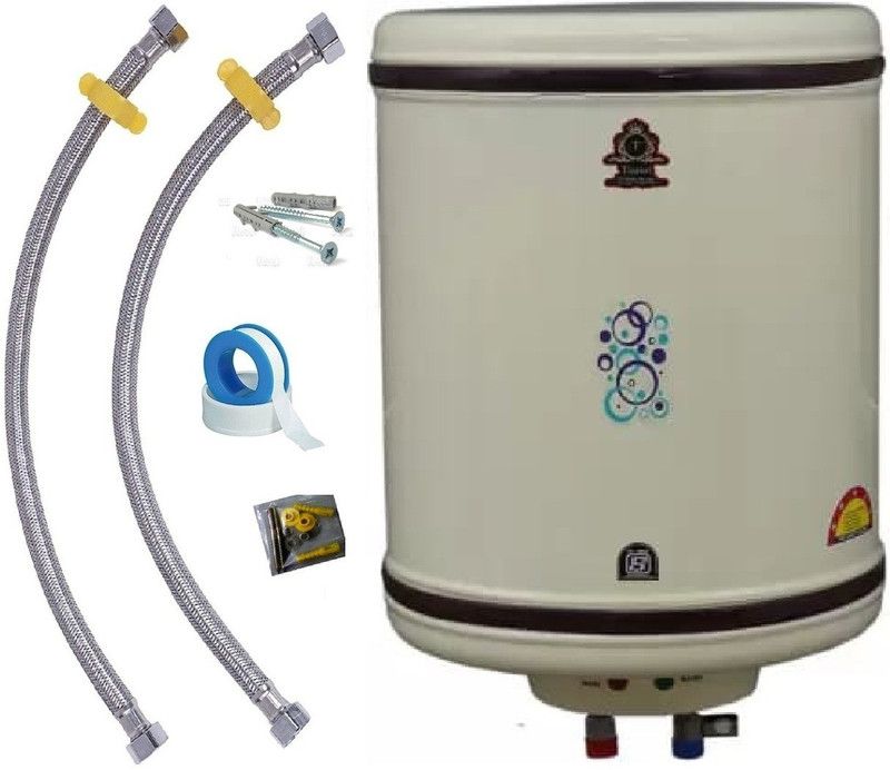 Tiamo 15 L Storage Water Geyser (Power Metal 15 Ltr. - Rust Proof, Energy Saving with high quality Insulation, Hard water resistance, Auto cut-off, Ivory)
