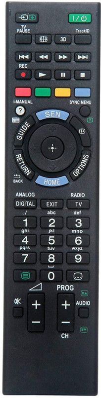 Audus LED Smart HD Remote Control Compatible LED TV Sony Remote Controller  (Black)