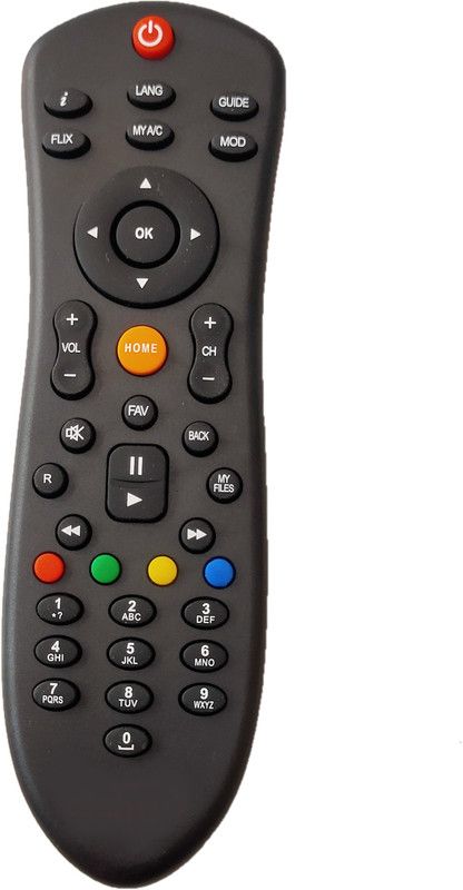 jpbrothers Remote Control For Set top Box DISH TV Remote Controller  (Black)