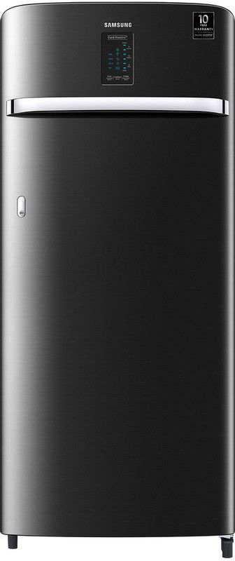 SAMSUNG 220 L Direct Cool Single Door 3 Star Refrigerator  (Luxe Black, RR23A2J3YBX/HL)