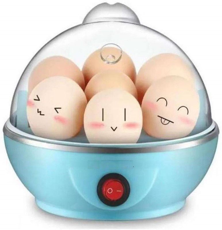 sunavya Automatic Electric Egg Boiler Automatic Electric 7 Egg Boiler Egg Cooker  (Blue, 7 Eggs)