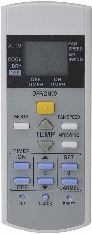 Nij AC Remote Control ( Chake Image With Old Remote ) Panasonic Remote Controller  (White)
