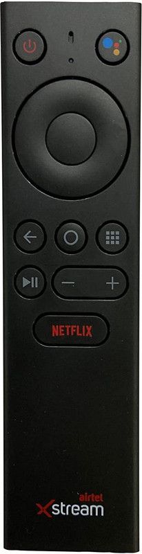 Nij Compatible For Set-Top Box TV Remote Control with Netflix AIRTEL X-TREME Remote Controller  (Black)