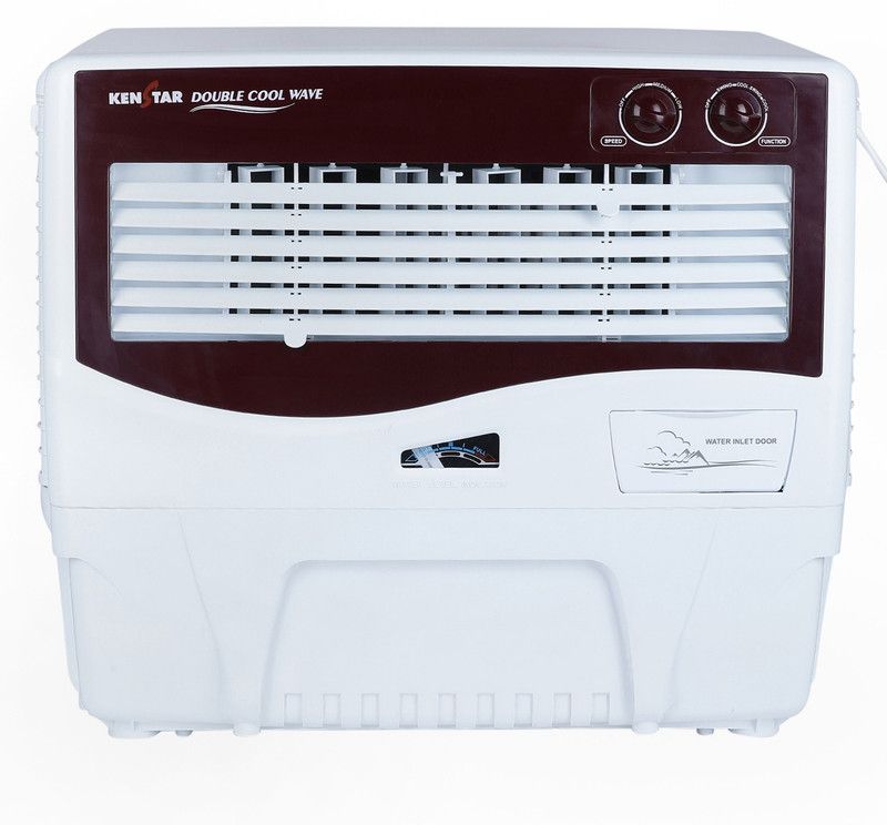 Kenstar 50 L Window Air Cooler  (White, Brown, Double Cool Wave)