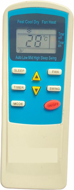 Upix 41G AC Remote Compatible for Godrej AC Remote Controller  (White)