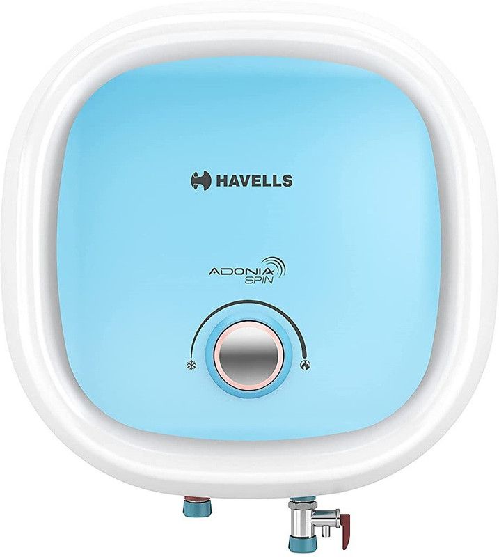HAVELLS 10 L Storage Water Geyser (Adonia Spin, White, Blue)