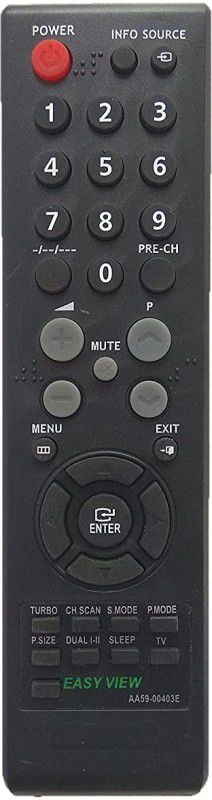 Akshita LED LCD Universal TV Remote Control ( Chake Image With Old Remote ) Samsung Remote Controller  (Black)