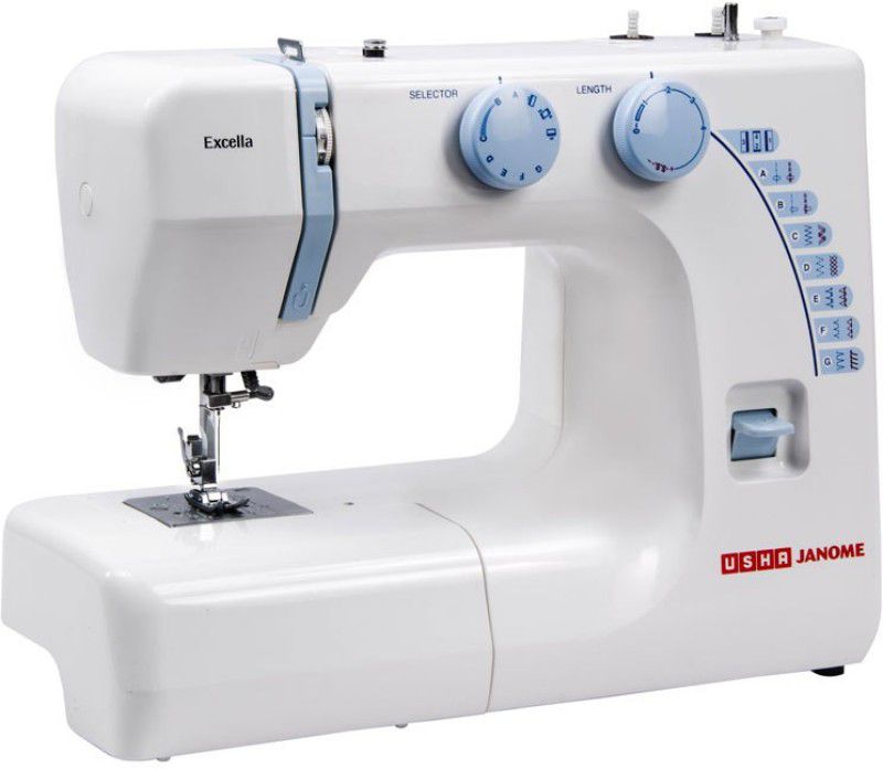 USHA Janome Excella Automatic Electric Sewing Machine  ( Built-in Stitches 13)