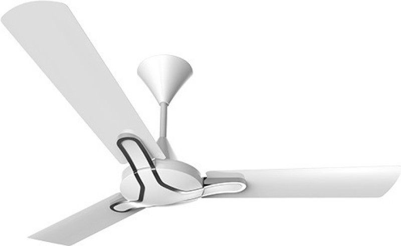 Crompton Gianna 1200 mm Anti Dust 3 Blade Ceiling Fan  (Pearl White, Pack of 1)