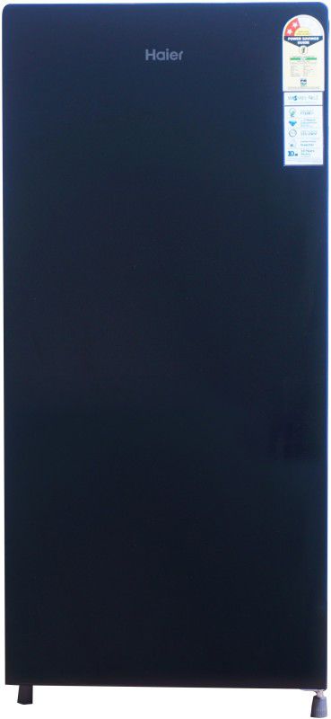 Haier 192 L Direct Cool Single Door 2 Star Refrigerator  (Cool Black Glass, HRD-1922CBG-E)