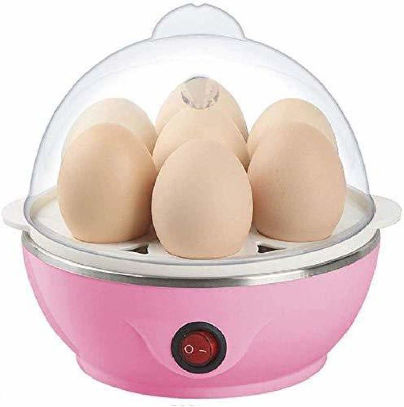 FORKIT Multipurpose Single Layer Electric Egg Boiler with Non Stick Fry pan Egg Cooker  (7 Eggs)