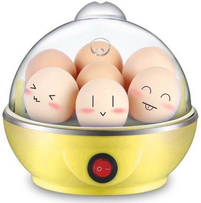 Bowoze Steel Electric 7 Egg Boiler Poacher for Steaming, Cooking, Boiling and Frying, Multicolour 05 Egg Cooker ( Multicolour 7 Eggs ) Egg Cooker  (Multicolor, 7 Eggs)
