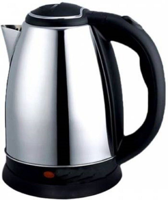 ALORNOR Stainless Steel Electric Kettle with Auto Shut Off Multi Purpose Extra Large Cattle Electric with Handle Hot Water Tea Coffee Maker Water Boiler, Boiling Milk Electric Kettle  (2 L, multicolor)