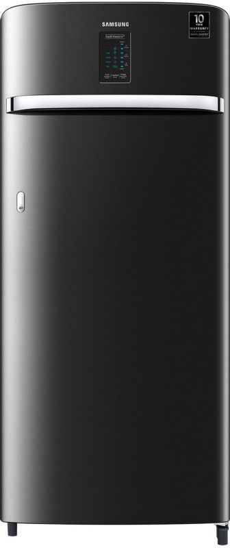 SAMSUNG 220 L Direct Cool Single Door 3 Star Refrigerator  (Luxe Black, RR23A2J3YBX/HL)