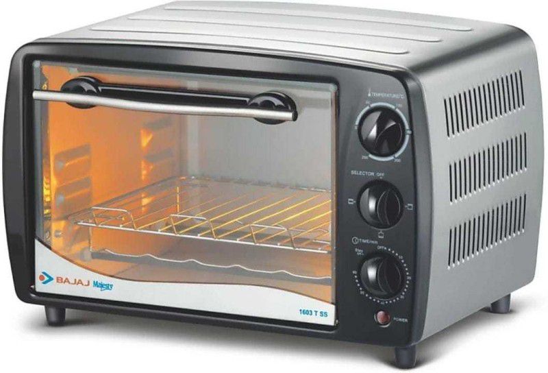 BAJAJ 16-Litre MAJESTY 1603TSS Oven Toaster Grill (OTG)  (SILVER)