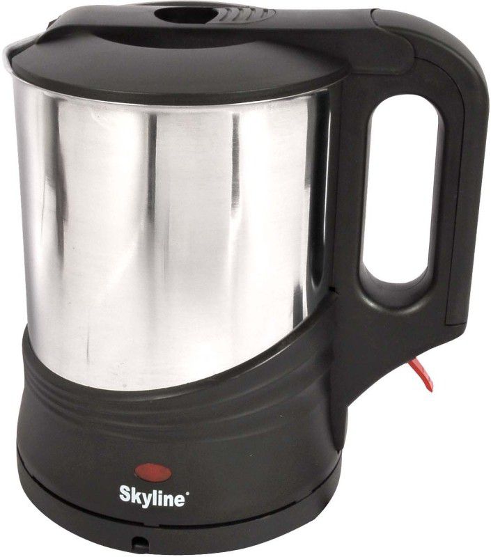 SKYLINE VTL-5005 Electric Kettle  (1.2 L, BLACKIISILVER)