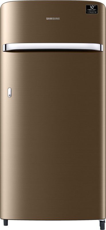 SAMSUNG 198 L Direct Cool Single Door 3 Star Refrigerator  (Luxe Gold, RR21T2G2YDU/HL)