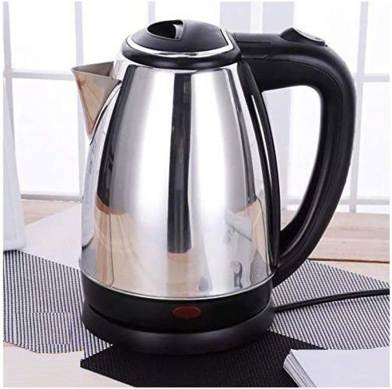 DN BROTHERS Stainless Steel Kettle Multipurpose Tea Coffee Maker Water Boiler Beverage Maker  (2 L, Silver , Black)